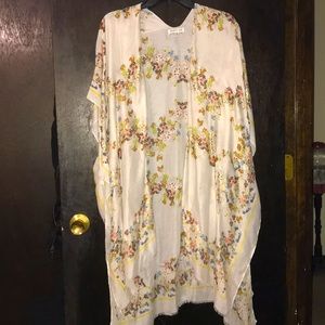 Woven Heart kimono one size